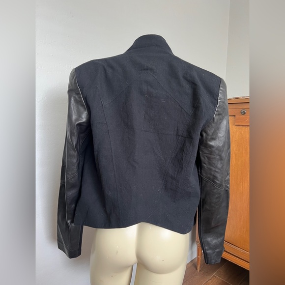 HELMUT LANG 100% Lamb Leather Switch Blouson Jacket - Picture 3 of 10